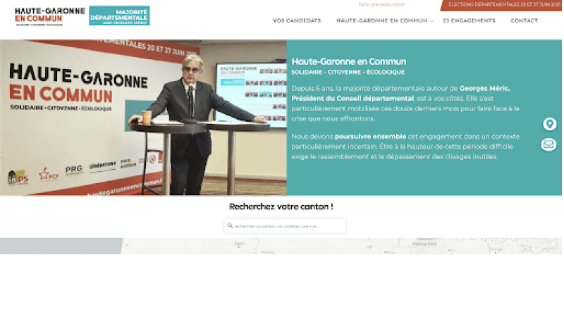 site Haute-Garonne en Commun